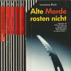 Alte Morde rosten nicht // Der Schuss aus dem Nichts // Frisch geklaut ist halb gemordet // Wer immer klaut, dem glaubt man nicht // Nur tote Zeugen reden // Ein Philosoph mit langen Fingern.